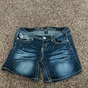 Denim shorts